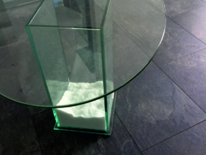 Ovale Glasplatte Glas Wiwianka Marienfeld