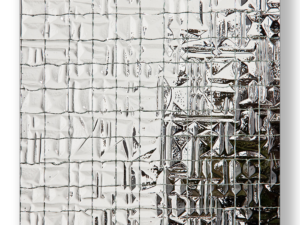 Drahtoranmentglas Abstrco 187 weiß 8mm